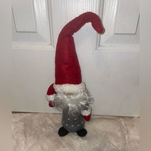 Santa Gnome Decor 13”h NWT